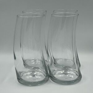 Libbey Bravura Clear Drinking Glasses-Set of 4